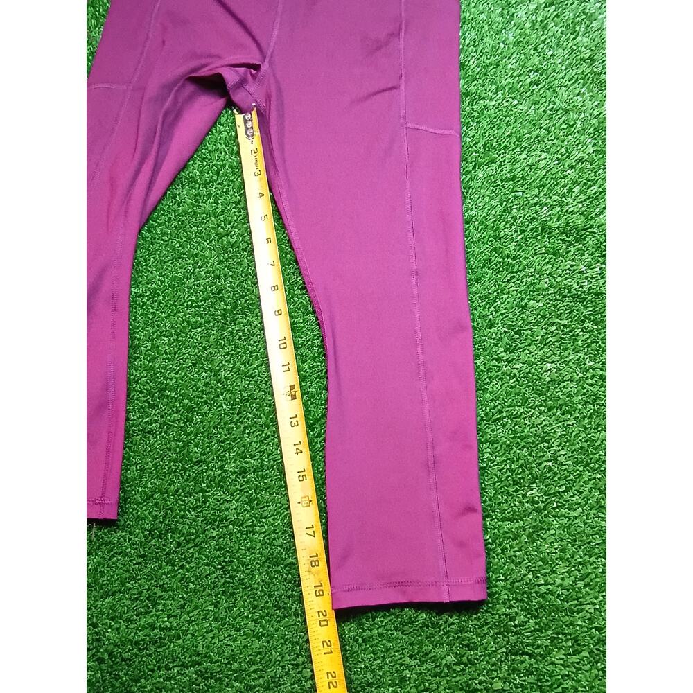 Avia Women's Purple Active Workout Leggings - Medium - Picture 4 of 6